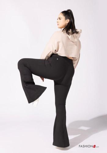 flared POPFLEX high waist Leggings with pockets with elastic - ph 10