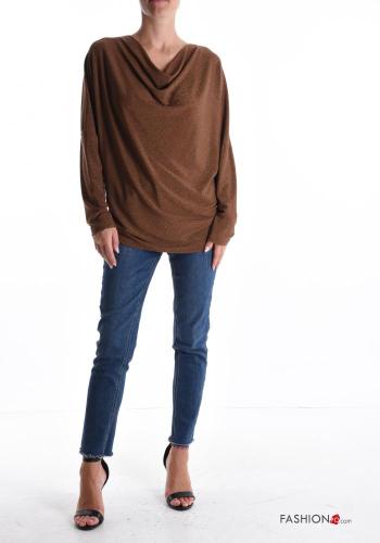 Blusa lurex manga comprida - ph 5