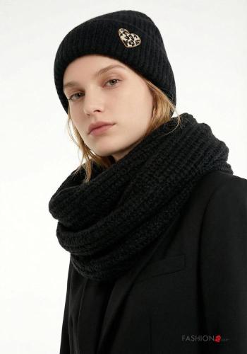 Cappello in Misto Lana Fantasia cuore - ph 4