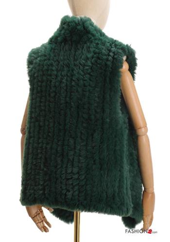 Smanicato pelliccia sintetica con bottoni - ph 2