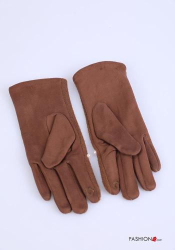 Cotton Gloves with pearls - ph 4