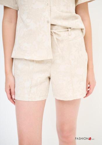 Floral Linen Shorts - ph 2