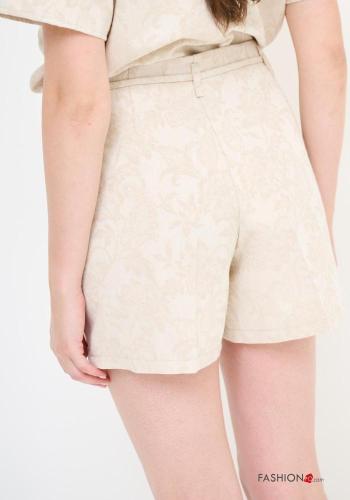 Floral Linen Shorts - ph 3