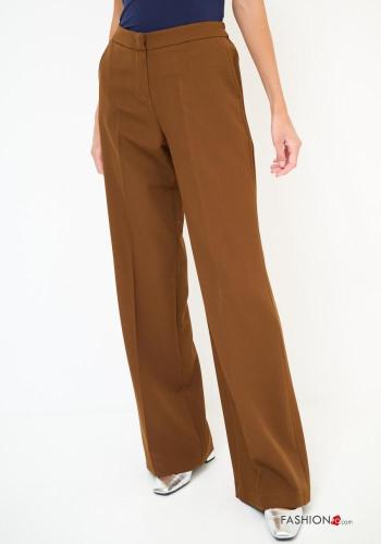 wide leg Hose mit Knöpfen mit Reißverschluss - ph 2