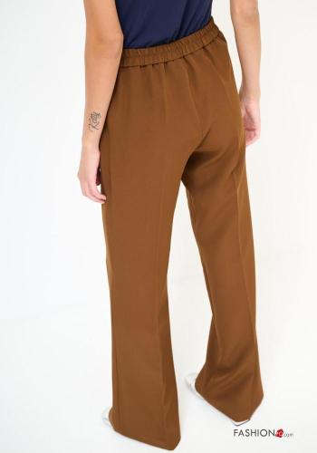 wide leg Hose mit Knöpfen mit Reißverschluss - ph 3