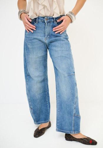 denim Cotton Jeans with rhinestones - ph 2
