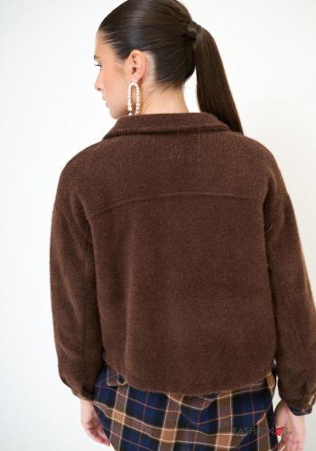 mit kragen Jacke mit Taschen - ph 3