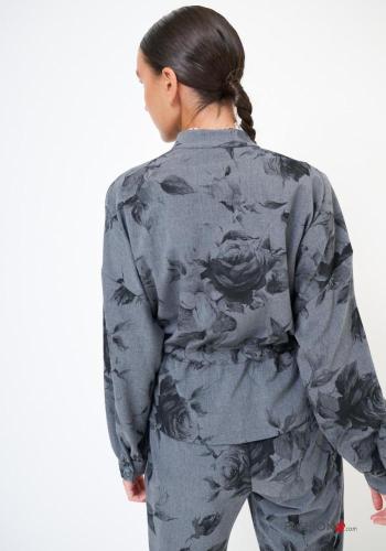 Blätterdruck Jacke mit Taschen - ph 3