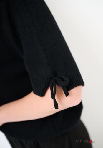 Dolcevita maniche corte con fiocco - ph 3