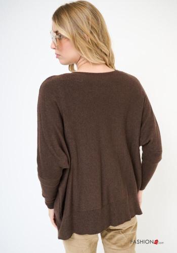 long sleeve crew neck oversized Sweater - ph 2