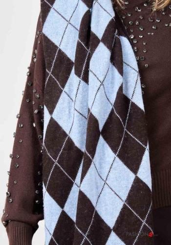 Geometric pattern Cashmere Blend Scarf - ph 2