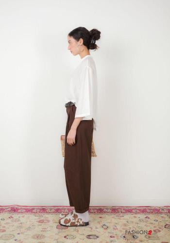 Cotton Trousers with belt - ph 2