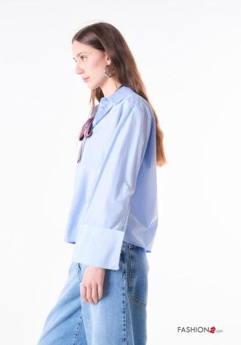 Cotton Shirt with scarf - ph 2