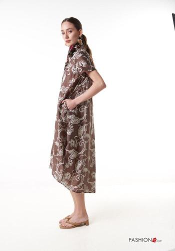 Abito in Cotone Fantasia ricamata - ph 3