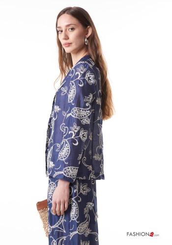 Blazer em Algodão Padrão bordado - ph 2