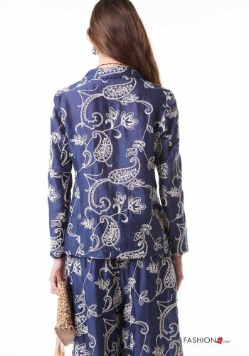 Blazer em Algodão Padrão bordado - ph 3