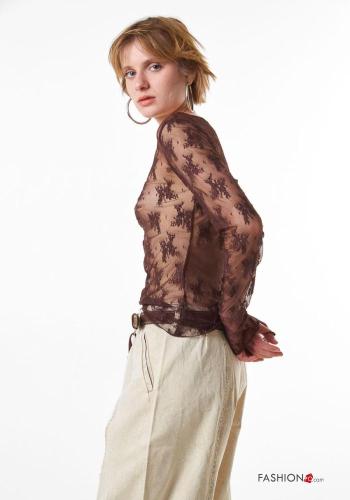 Maglietta a manica lunga pizzo - ph 2