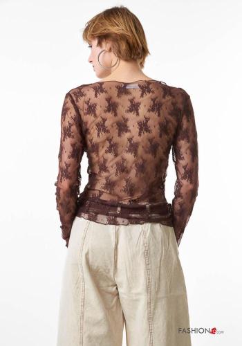 Maglietta a manica lunga pizzo - ph 3