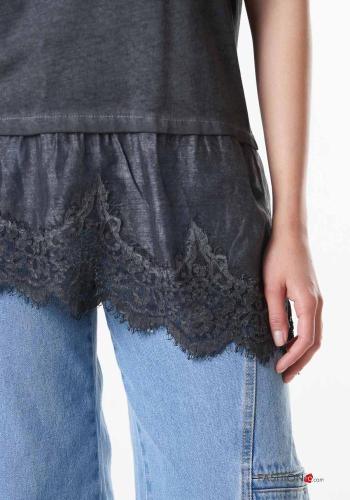 T-shirt in Cotone pizzo - ph 2