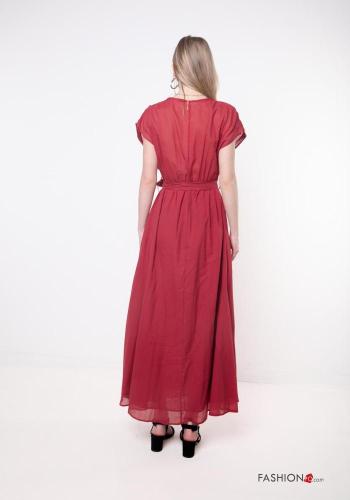 Vestido de Algodón con cuello en v - ph 3