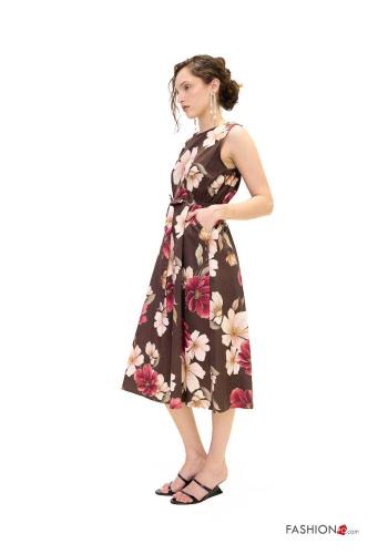 Abito in Cotone Fantasia floreale - ph 3