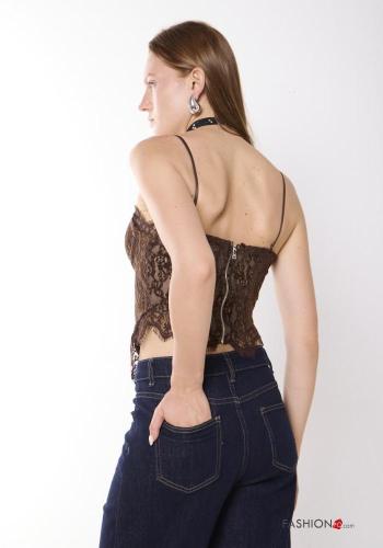 Top pizzo scollato sulla schiena - ph 4