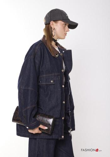 Giacca in Cotone con bottoni con tasche - ph 2