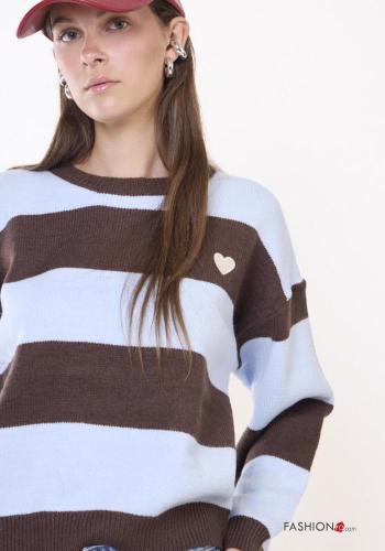Maglione in Misto Lana Fantasia righe - ph 2