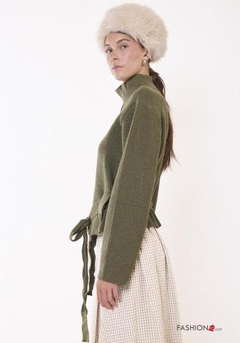 Cardigan in Misto Lana con bottoni - ph 4