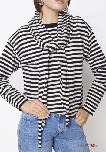 Maglione in Misto Lana Fantasia righe - ph 2