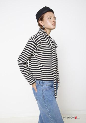 Maglione in Misto Lana Fantasia righe - ph 3