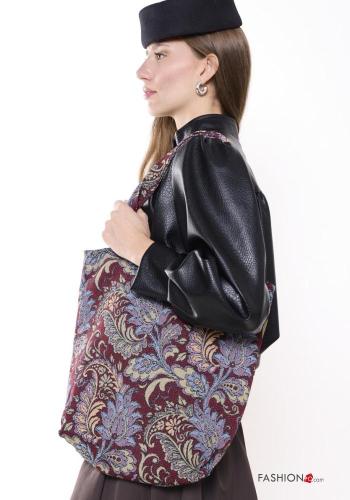 Borsa a mano in Cotone Fantasia floreale - ph 2