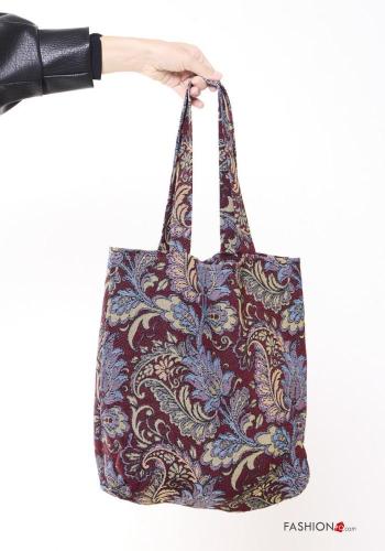 Borsa a mano in Cotone Fantasia floreale - ph 3