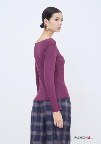 Maglietta a manica lunga in Misto Cashmere - ph 3