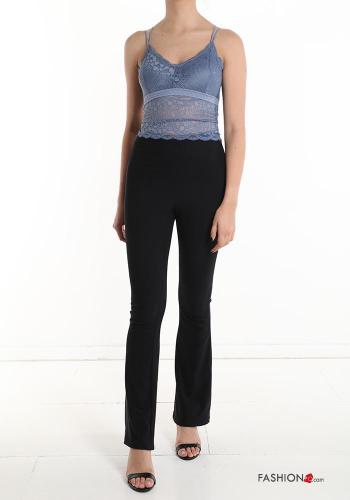 mini backless lace trim Top with cups plunging neckline - ph 4