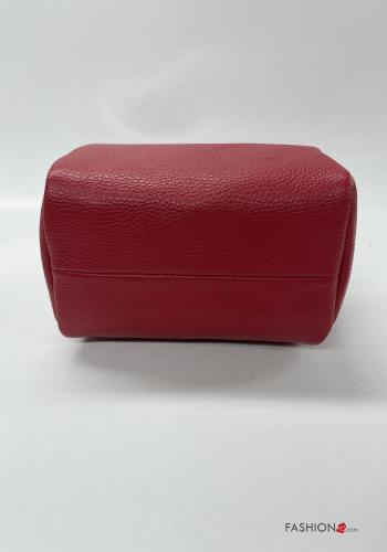 Borsa in Vera pelle con fodera con tracolla con tasche con zip - ph 3