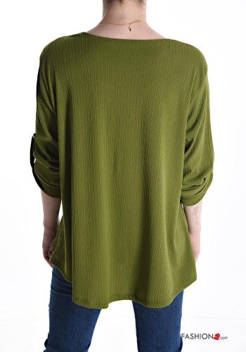 Pull à col en V avec fermeture éclair - ph 2