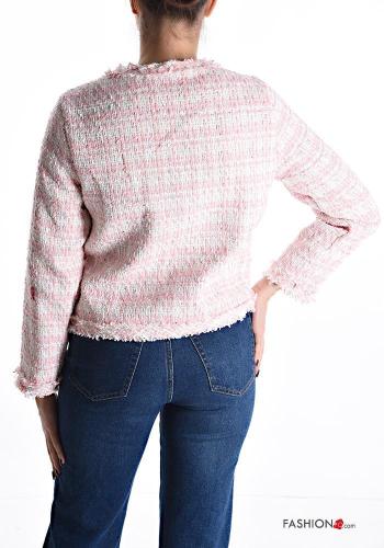 Tweed Cotton Jacket with buttons - ph 2