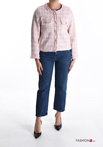 Tweed Cotton Jacket with buttons - ph 5