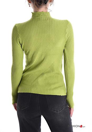 Ribbed long sleeve Sweater Rollneck - ph 2