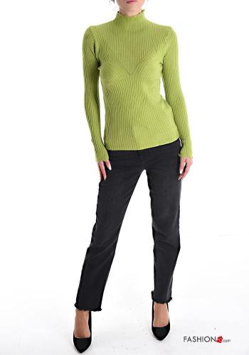 Ribbed long sleeve Sweater Rollneck - ph 5
