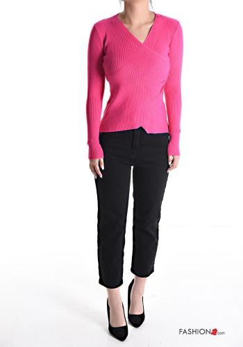 Ribbed Sweater with v-neck - ph 5