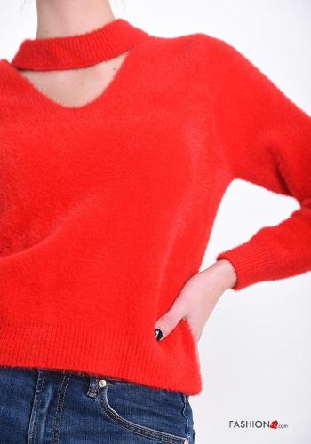 Maglione maniche lunghe scollo a V - ph 4