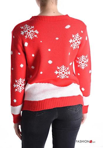 Camisola manga comprida gola redonda de Natal - ph 2