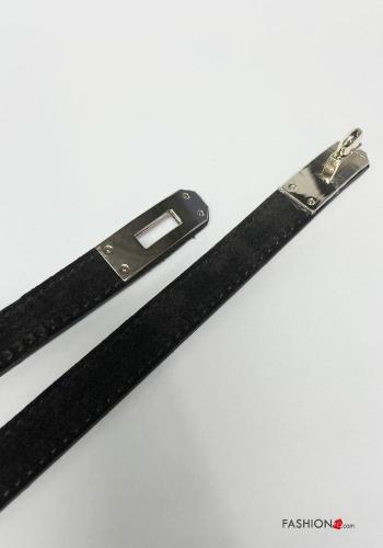 Cintura in Vera pelle camoscio con fibbia - ph 4
