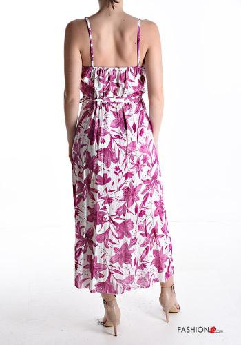 Vestido sem mangas gola V com cinto de tecido - ph 2