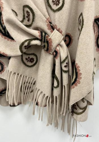 Poncho in Misto Lana - ph 4