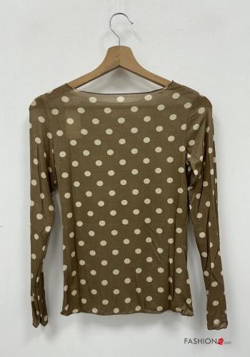 Maglietta a manica lunga in Misto Cashmere - ph 2