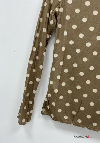 Maglietta a manica lunga in Misto Cashmere - ph 3
