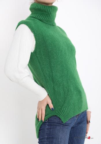 ärmellos Strickpullover Rollkragen- - ph 3